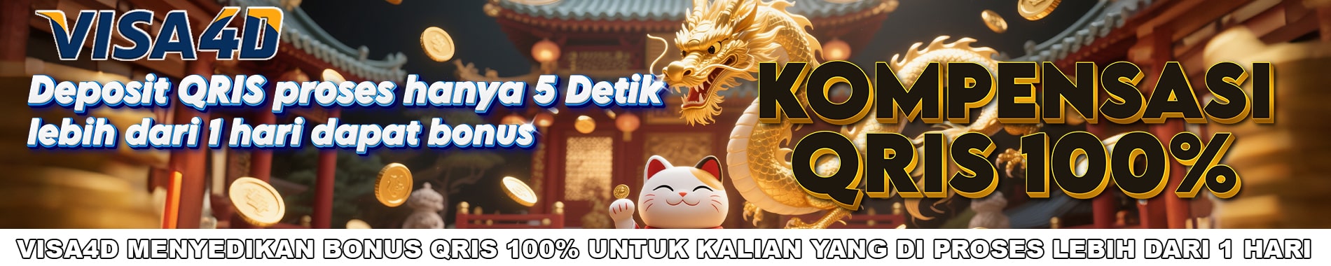 Bonus kompensasi qris 100%
